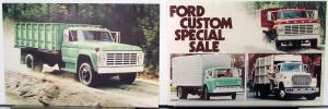 1974 ? Ford F Series Medium Duty Trucks Custom Special Sale Postcards Set 2 Orig