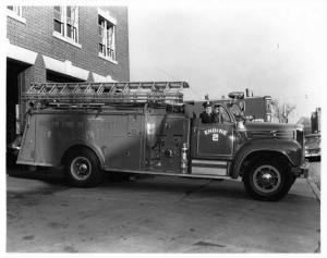 1950s Mack Truck Engine No 2 Press Photo 0157 - Boston Fire Department