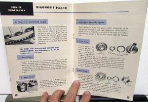 1952 Ford Dealer Service Forum Booklet No 2 Fordomatic Transmission Service Tips
