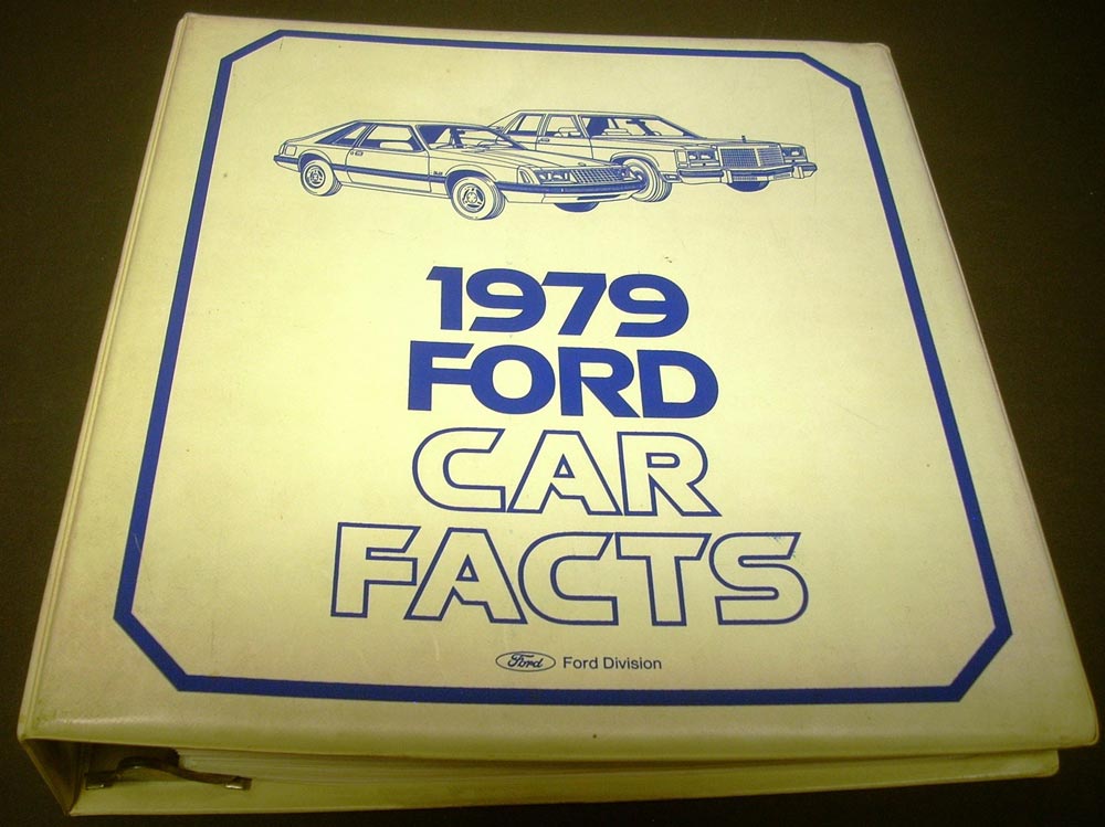 1979 Ford Facts Data Book LTD Thunderbird Mustang Pinto Club Wagon Granada 79