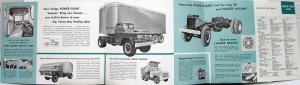 1958 Dodge Truck 800 900 Chassis Cab Tandem Heavy Duty Sales Folder Original