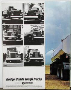 1964 Dodge High Ton Gas Truck C 800 - 1000 CT 700 - 900 Sales Brochure Rev 9 63