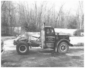 1952 Mack Truck Press Photo Lot 0288 - Fulton Towing Co - Belmont MA