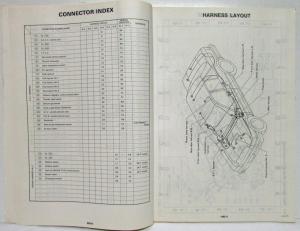 1988 Nissan Stanza 4-Door Sedan GXE Electrical Wiring Diagram Manual