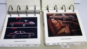 1982 Lincoln Car Album Mark VI Continental Blass Pucci Color & Upholstery Album