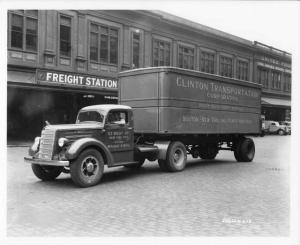 1936 Mack EH Truck Press Photo 0295 - Clinton Transportation Corporation