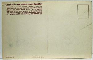 1966 Rambler Classic 770 Post Card