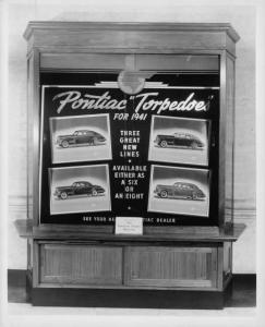1941 Pontiac Ads in Christian Science Monitor Display Case Photo 0017