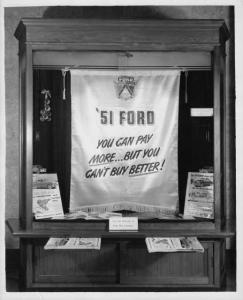 1951 Ford Ads in Christian Science Monitor Display Case Photo 0045