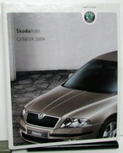 2004 Geneva Auto Show Skoda Press Kit Media Release Octavia Fabia Superb