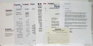 1995 Suzuki Full Line Press Kit - Swift Sidekick Samurai