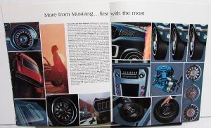 1968 Ford Mustang GT Sports Trim Fastback 2 + 2 Sales Brochure Original Version