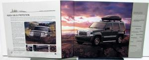 2008 Jeep Liberty Dealer Accessories Sales Brochure Mopar Options Dress Ups