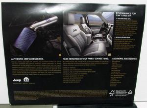 2009 Jeep Liberty Dealer Accessories Sales Brochure Mopar Options Add Ons
