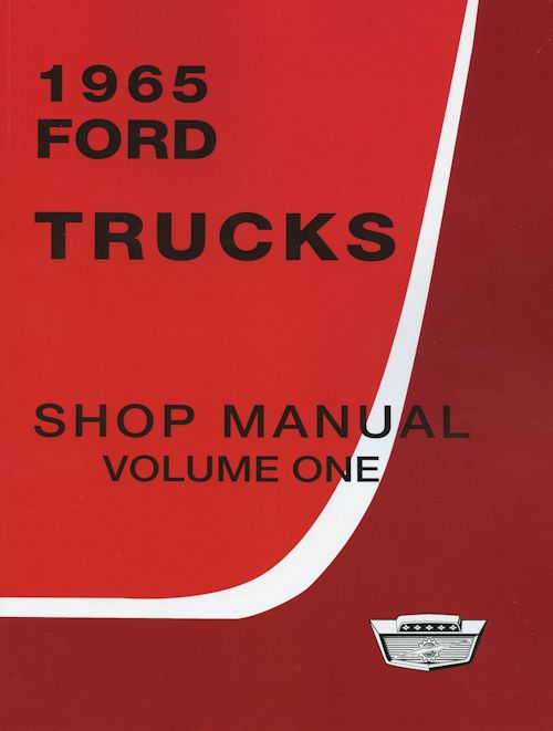 1965 Ford Truck Service Shop Repair Manual (3 Volume Set) Pickup Medium HD