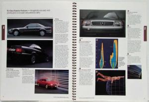 1997 Mercedes-Benz SL Class Dealer Data Book Presentation Guide Sales Reference