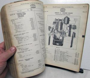1942 Plymouth P14 Passenger Car Dealer Parts List Book Manual Original Mopar 42