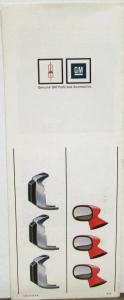 1976 Oldsmobile Accessories Sales Brochure Original