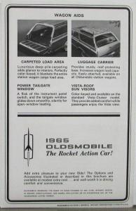 1965 Oldsmobile Accessories Sales Folder Original