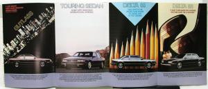 1987 Oldsmobile Car Lineup Warranty Plan Power Options Sales Brochure Mailer