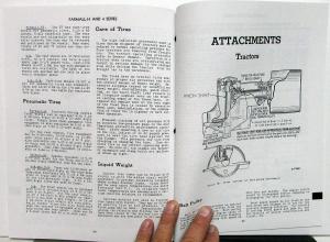 1939-53 Case IH Farmall H & 4 Series Tractor & Power Units Service Shop Manual