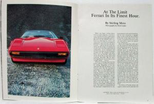 Auto Showcase Magazine Inaugural Issue Vol 1 Dec 1981 Ferrari Datsun 280ZX Turbo