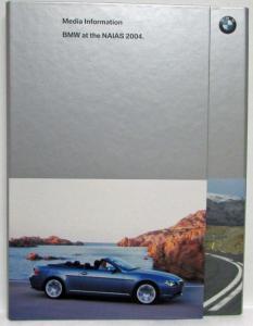 2004 BMW Full Line Press Kit - North American International Auto Show
