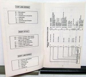 1983 Cadillac Dealer Pocket Product Information Models Specifications Booklet