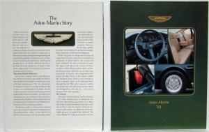 1979 Era Aston Martin V8 Sales Brochure
