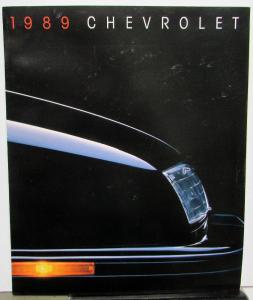1989 Chevrolet Full Line Sales Brochure - Cavalier Beretta Camaro Corvette