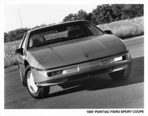 1987 Pontiac Fiero Sport Coupe Press Photo 0122