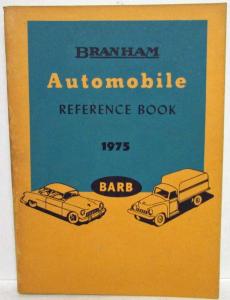 1975 Branham Automobile Reference Book Jeep Pontiac Peterbilt