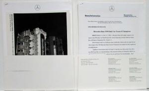 1996 Mercedes-Benz Indy Car Team of Champions Press Kit IC108C Engine