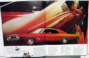 1969 Ford Torino Fairlane Dealer Sales Brochure GT Cobra 500 Features Options
