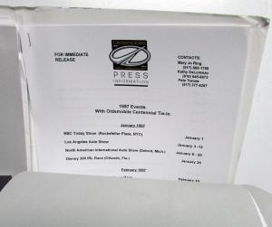 1997 Oldsmobile 100th Anniversary Press Kit