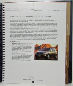 2002 Buick Press Kit - Century LeSabre Park Avenue Regal Rendezvous