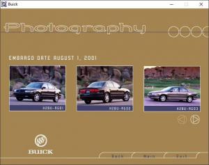 2002 Buick Press Kit - Century LeSabre Park Avenue Regal Rendezvous