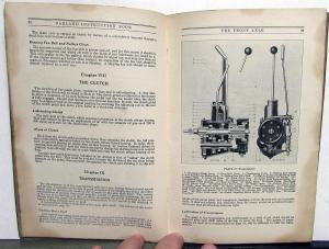 1927 Oakland Six Thirteenth Edition Instruction Book Owners Manual
