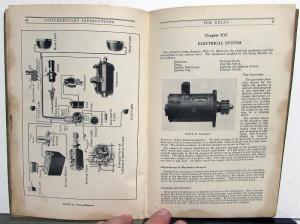 1927 Oakland Six Thirteenth Edition Instruction Book Owners Manual