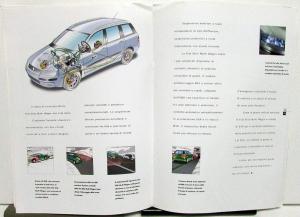2003 Fiat Stilo Multi Wagon Foreign Dealer Italian Text Prestige Sales Brochure