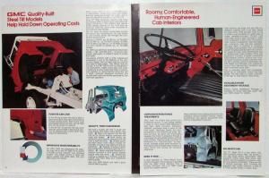 1978 GMC 72 Inch Steel Tilt Truck Series TE-6000 & TE-6500 Sales Folder Original