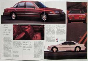 1992 Ford Cars and Trucks Military Sales Brochure - Escort Mustang Probe Bronco