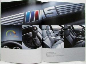 2008 BMW M5 Sedan and M6 Coupe & Convertible Sales Brochure