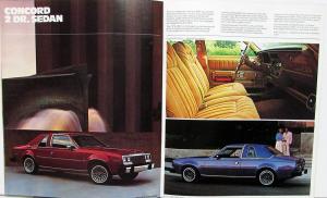 1979 AMC Spirit AMX Concord Pacer Specs Features Colors Sales Brochure Original