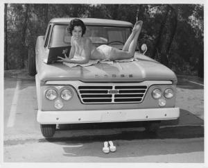 1961 Dodge D200 with Coons Custom Mfg Camper Press Photos 0253 - Set of 7