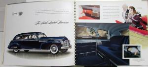 1941 Buick Limited Prestige Dealer Sales Brochure 90 Series Custom Bodies Rare