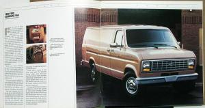 1990 Ford Econoline Aerostar Van Wagon Sales Brochure Oversized Original