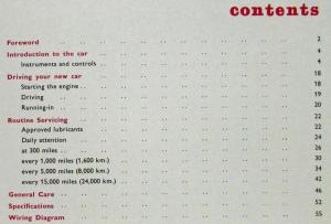 1962 Ford Consul 315 Owners Handbook Manual