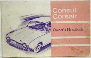 1963 Ford Consul Corsair Owners Handbook Manual