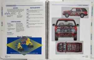 1995 Chevrolet Dealer Truck Product Guide Reference Data Book